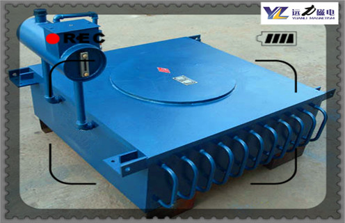 自卸式電磁除鐵器，定州RCDD-10超強(qiáng)自卸式電磁除鐵器安裝工作視頻_國家標(biāo)準(zhǔn)_干式輕型定州RCDD-10超強(qiáng)自卸式電磁除鐵器型號(hào)  