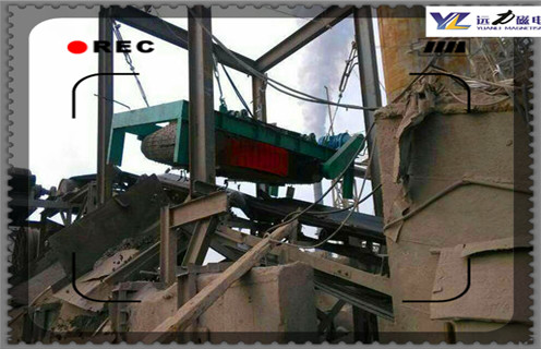 油冷電磁自卸式除鐵器，山東油冷電磁自卸式除鐵器廠家_山東油冷電磁自卸式除鐵器廠家廠家配件_型號(hào)及工作視頻