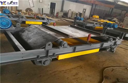 油冷電磁自卸式除鐵器，山東油冷電磁自卸式除鐵器廠家_山東油冷電磁自卸式除鐵器廠家廠家配件_型號(hào)及工作視頻