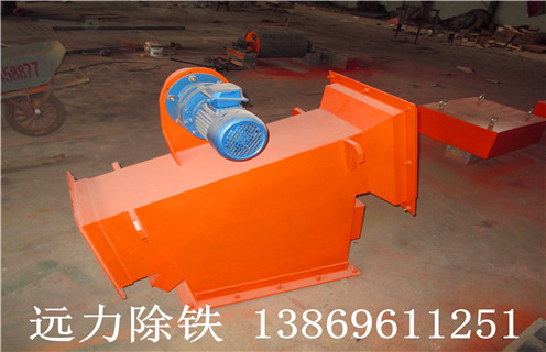 管道式永磁除鐵器，湖南管道式永磁除鐵器_遠力湖南管道式永磁除鐵器應用安裝示意圖型12000高斯_可定制工作原理